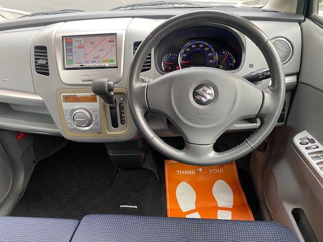 ワゴンＲ ＦＸリミテッドＩＩ　社外ナビ　地デジＴＶ　ＥＴＣ　スマートキー　ＰＵＳＨスタート　純正アルミホイール　ＡＢＳ　エアバック　整備保証付（12枚目）