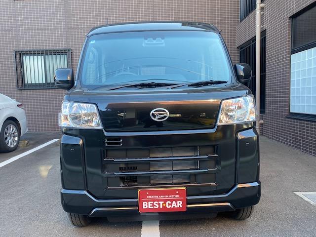 ハイゼットカーゴ クルーズターボ　衝突被害軽減システム　スマートアシスト　クリアランスソナー　純正メモリーナビ　フルセグＴＶ　両側スライドドア　スマートキー　アイドリングストップ　ＥＳＣ　エアコン　整備保証付（3枚目）