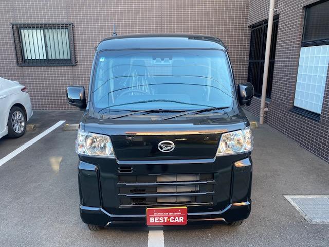 ハイゼットカーゴ クルーズターボ　衝突被害軽減システム　スマートアシスト　クリアランスソナー　純正メモリーナビ　フルセグＴＶ　両側スライドドア　スマートキー　アイドリングストップ　ＥＳＣ　エアコン　整備保証付（4枚目）