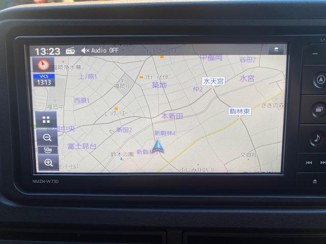 ハイゼットカーゴ クルーズターボ　衝突被害軽減システム　スマートアシスト　クリアランスソナー　純正メモリーナビ　フルセグＴＶ　両側スライドドア　スマートキー　アイドリングストップ　ＥＳＣ　エアコン　整備保証付（23枚目）