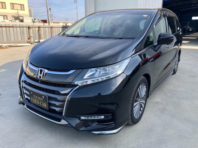 オデッセイハイブリッド ハイブリッドアブソルート・ＥＸホンダセンシング　純正ナビ　フルセグＴＶ　バックモニター　全周囲カメラ　後席フリップダウンモニター　両側パワースライド　ホンダセンシング　パワーシート　シートヒーター　Ｂｌｕｅｔｏｏｔｈ　ＵＳＢ　ＨＤＭＩ　ドラレコ（6枚目）