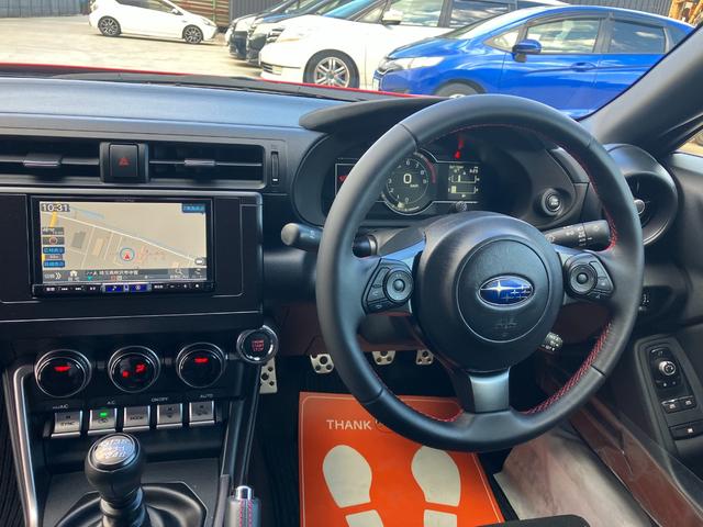 BRZ S 6速MT アイサイト アルパインナビ フルセグTV バックモニター シートヒーター Bluetooth USB ドラレコ ETC CD DVD再生 スマートキー(12枚目)
