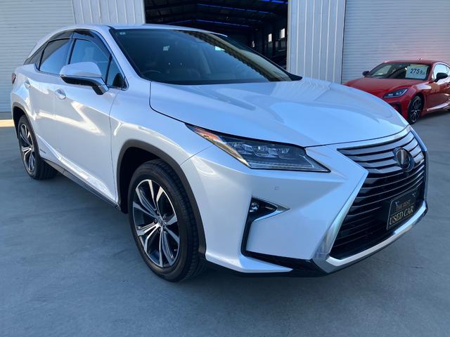 RX RX450h バージョンL 純正ナビ フルセグTV バックモニター 全周囲カメラ 本革シート リアパワーゲート 3眼LED シーケンシャルウィンカー パワーシート シートエアコン Bluetooth USB ドラレコ ETC(5枚目)