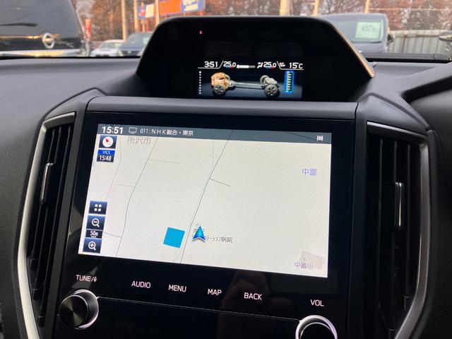 フォレスター アドバンス　パナソニックナビ　フルセグＴＶ　バックモニター　Ｆ・Ｓモニター　アルパイン後席フリップダウンモニター　デジタルインナーミラー　リアパワーハッチ　アイサイト　パワーシート　シートヒーター　ルーフレール（19枚目）