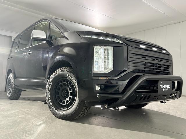 デリカD:5 P JAOS フロントグリル マッドフラップ GOQBUTO-RIII テクスチャブラック ブラックアウトガーニッシュ Weds MUD VANCE 16inch OPEN COUNTRY R/T(15枚目)