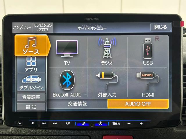 ハイエースバン ロングDX GLパッケージ アルパイン ALPINE BIG-X 11インチナビ IPF フロントグリルマーカー ホワイトレタータイヤ EAGLE #1 NASCAR MID×DODコラボホイール ウシャリン(5枚目)