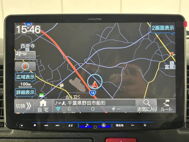 ハイエースバン ロングDX GLパッケージ アルパイン ALPINE BIG-X 11インチナビ IPF フロントグリルマーカー ホワイトレタータイヤ EAGLE #1 NASCAR MID×DODコラボホイール ウシャリン(7枚目)