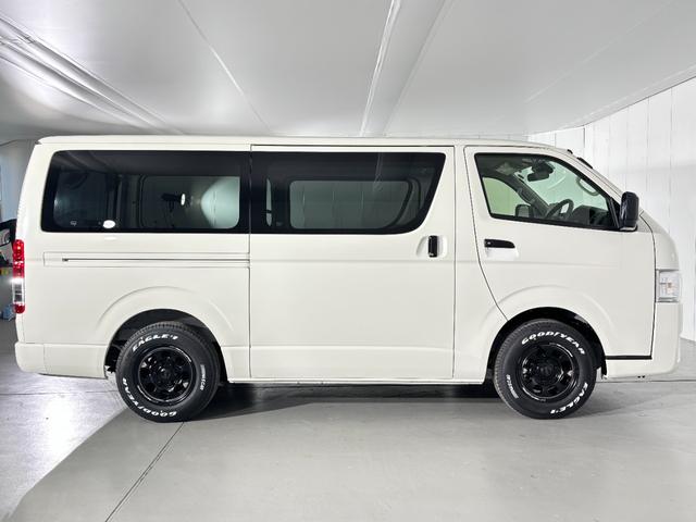 ハイエースバン ロングDX GLパッケージ アルパイン ALPINE BIG-X 11インチナビ IPF フロントグリルマーカー ホワイトレタータイヤ EAGLE #1 NASCAR MID×DODコラボホイール ウシャリン(10枚目)