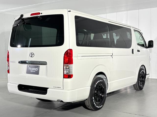 ハイエースバン ロングDX GLパッケージ アルパイン ALPINE BIG-X 11インチナビ IPF フロントグリルマーカー ホワイトレタータイヤ EAGLE #1 NASCAR MID×DODコラボホイール ウシャリン(14枚目)