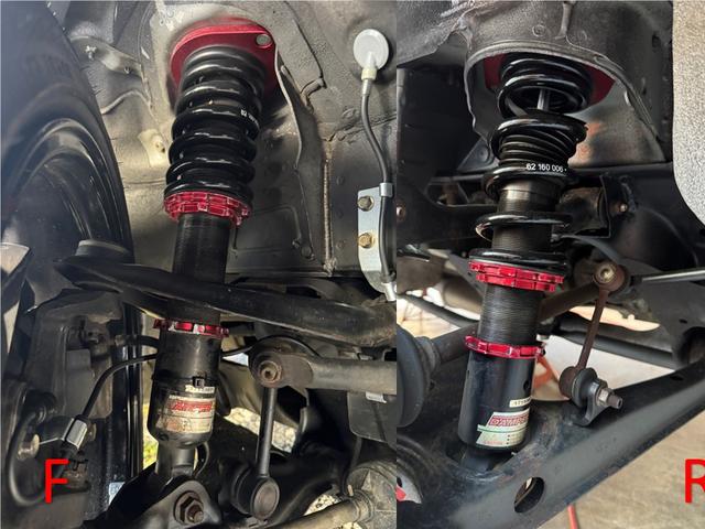 ロードスター ＳＰ　ＦＲ　ハードトップ　色替車　バケットシート　キーレス　ロールバー　タイミングベルト交換済　新品ＢＭＳアルミ　新品ＴＯＹＯタイヤＰＲＯＸＥＳ　Ｒ１Ｒ　ＢＬＩＴＳ車高調　ＬＳＤ（グレードＳＰは標準装備）（38枚目）