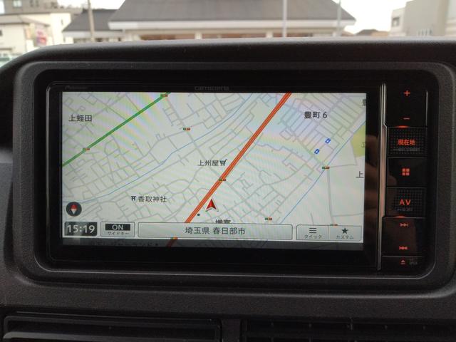 ハイゼットカーゴ クルーズ 12ヶ月距離15000km保証 フルセグTV 前後ドライブレコーダー DVD再生 ワイドFM Bluetooth接続 ナビ ETC XTREME-J XJ07 両側スライドドア オートライト(25枚目)