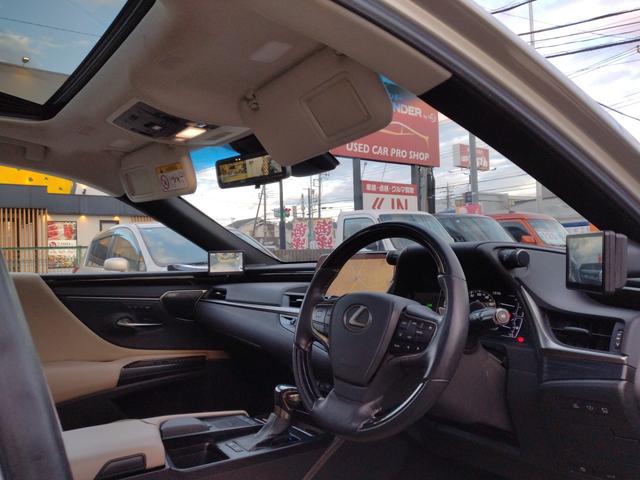 ES ES300h バージョンL 12ヶ月距離無制限保証 デジタルミラー TOM’Sエアロ マクレビ サンルーフ オートクルーズコントロール 衝突被害軽減システム 全周囲カメラ ナビ TV アルミホイール オートライト(46枚目)