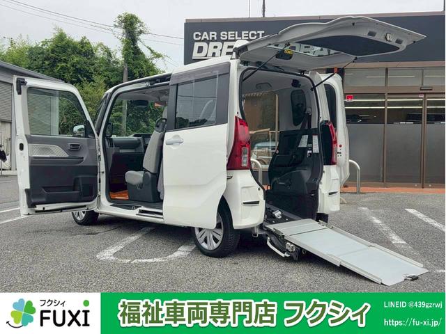 タント Ｌ　福祉車両　スロープタイプ　スマートアシスト　電動ウインチ　社外フルセグナビ　ＢＴ接続可　バックカメラ　６スピーカー　アップグレードパッケージ（2枚目）