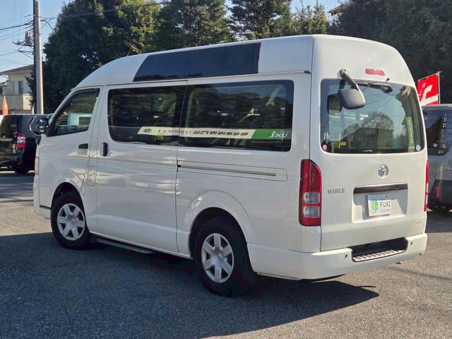 ハイエースバン 福祉車両 Bタイプ 車いす2基積み仕様車 10人乗り 純正ストレッチャー固定装置 電動スライドドア 電動サイドステップ 電動格納ミラー クリアランスソナー ルーフサイドウインドウ ワンオーナー(31枚目)