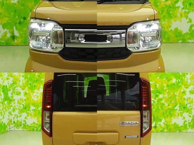 スペーシア ハイブリッドＸ　衝突安全装置／両側電動スライドドア／シートヒーター　前席／車線逸脱防止支援システム／登録済未使用車／ヘッドランプ　ＬＥＤ／横滑り防止装置／アイドリングストップ／セーフティサポート（スズキ）／禁煙車（61枚目）