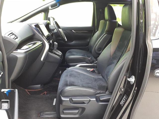 アルファード S Aパッケージタイプブラック 純正エアロ/保証書/純正 10インチ SDナビ/フリップダウンモニター 純正 12.8インチ/両側電動スライドドア/シート ハーフレザー/電動バックドア/ドライブレコーダー 社外 フルエアロ ドラレコ(7枚目)