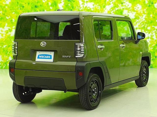 タフト Ｘ　新品タイヤ／保証書／スマートアシスト（トヨタ・ダイハツ）／ヘッドランプ　ＬＥＤ／横滑り防止装置／アイドリングストップ／エアバッグ　運転席／エアバッグ　助手席／パワーウインドウ　衝突被害軽減システム（3枚目）