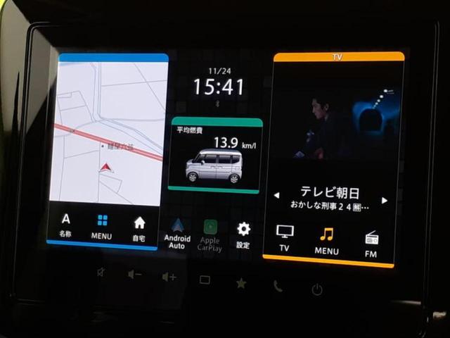 スペーシアカスタム ハイブリッドXSターボ 保証書/純正 9インチ ナビ/デュアルカメラブレーキサポート(スズキ)/両側電動スライドドア/シートヒーター 前席/全方位モニター/車線逸脱防止支援システム ターボ アダプティブクルーズコントロール(9枚目)