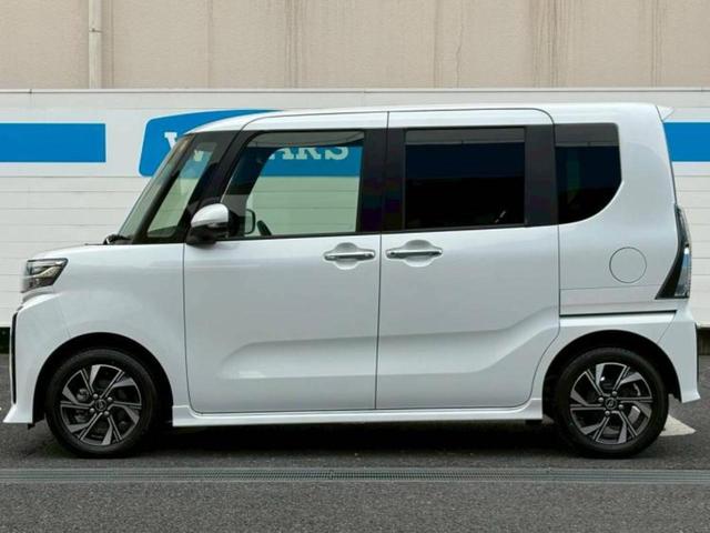 タント カスタムX 新品タイヤ/保証書/社外 SDナビ/衝突安全装置/両側電動スライドドア/シートヒーター 前席/車線逸脱防止支援システム/シート ハーフレザー/ヘッドランプ LED/Bluetooth接続/ETC(2枚目)