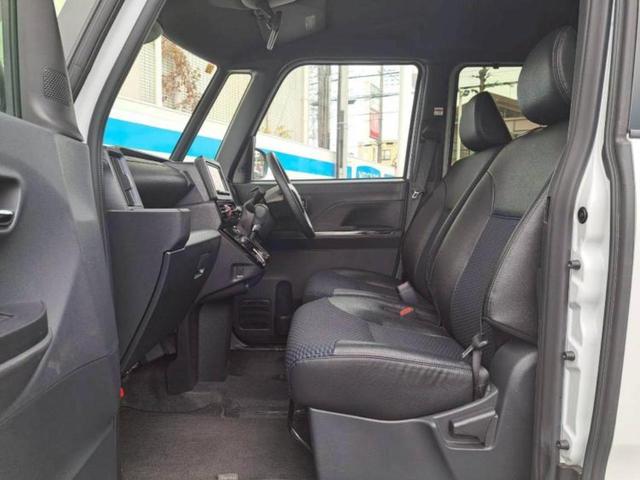 タント カスタムX 新品タイヤ/保証書/社外 SDナビ/衝突安全装置/両側電動スライドドア/シートヒーター 前席/車線逸脱防止支援システム/シート ハーフレザー/ヘッドランプ LED/Bluetooth接続/ETC(6枚目)