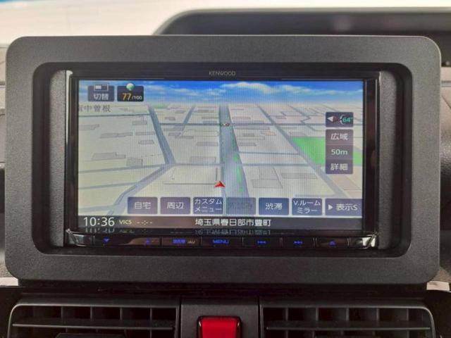 タント カスタムX 新品タイヤ/保証書/社外 SDナビ/衝突安全装置/両側電動スライドドア/シートヒーター 前席/車線逸脱防止支援システム/シート ハーフレザー/ヘッドランプ LED/Bluetooth接続/ETC(9枚目)