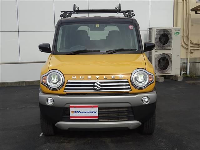 ハスラー Ｊスタイル２ターボ☆デュアルカメラブレーキサポート☆　☆４ＷＤ☆パイオニアメモリーナビ☆フルセグ☆Ｂｌｕｅｔｏｏｔｈ☆デュアルカメラブレーキサポート☆車線逸脱警報☆クルコン☆前席シートヒーター☆パドルシフト☆キセノン＋オートライト☆アイドリングストップ☆（3枚目）