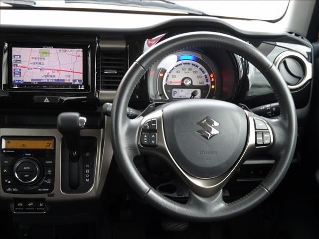 ハスラー Ｊスタイル２ターボ☆デュアルカメラブレーキサポート☆　☆４ＷＤ☆パイオニアメモリーナビ☆フルセグ☆Ｂｌｕｅｔｏｏｔｈ☆デュアルカメラブレーキサポート☆車線逸脱警報☆クルコン☆前席シートヒーター☆パドルシフト☆キセノン＋オートライト☆アイドリングストップ☆（15枚目）