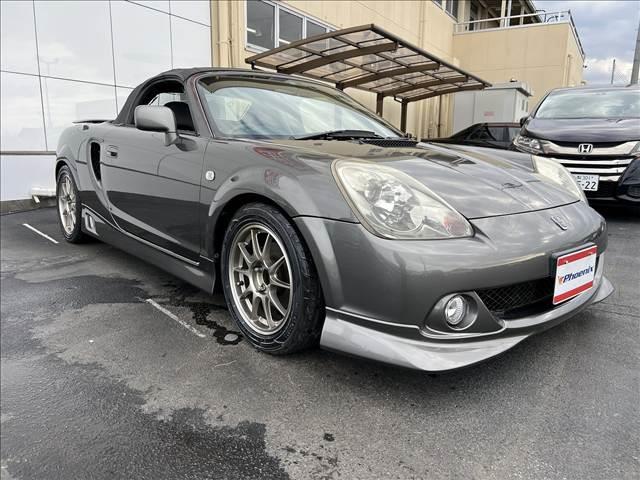 MR-S Sエディション☆6速MT☆TEIN車高調☆走行4.1万km☆ ☆フロア6速MT☆黒ソフトトップ☆ETC☆フォグランプ☆純正フルエアロ☆RAZAシフトノブ☆NARDIステアリング☆TEIN車高調☆TRDフロントタワーバー☆WedsSport15/16インチAW☆(4枚目)