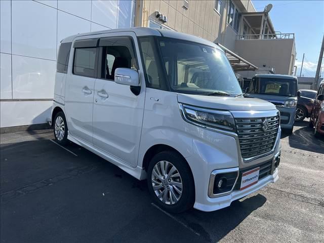 スペーシアカスタム ハイブリッドＧＳ☆ナビ☆シートヒーター☆ＥＴＣ☆試乗ＯＫ☆　☆ナビ☆Ｂｌｕｅｔｏｏｔｈ☆バックカメラ☆パワースライドドア☆デュアルカメラブレーキ☆アダプティブクルーズ☆ＬＥＤヘッドライト☆車線逸脱警報☆パーキングソナー☆ＥＴＣ☆シートヒーター☆試乗できます☆（4枚目）