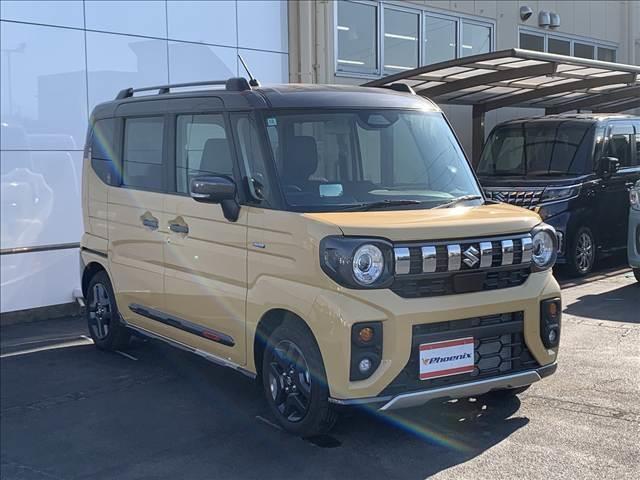 スペーシアギア ハイブリッドＸＺ☆ワンオーナー☆走行３００ｋｍ☆試乗ＯＫ☆　☆ワンオーナー☆２トーンルーフ☆デュアルセンサーブレーキサポート２☆アダプティブクルーズ☆両側電動ドア☆ヘッドアップディスプレイ☆電動パーキング☆ハンドルヒーター☆前席シートヒーター☆走行３００ｋｍ☆（4枚目）