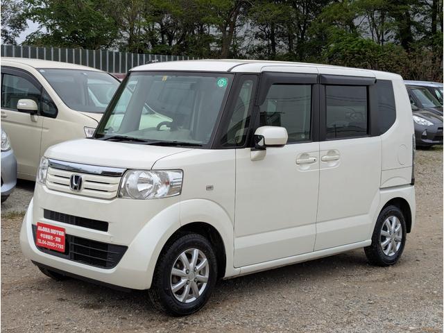 Ｎ－ＢＯＸ Ｇ　禁煙車　バックカメラ　フルセグテレビ　ＢＬＵＥＴＯＯＴＨ　サイバーナビ　プッシュスタートスマートキー　アルミホイール　ＥＴＣ　アイドリングストップ　ＤＶＤ　ＡＢＳ（2枚目）
