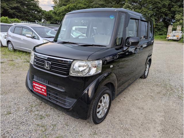 Ｎ－ＢＯＸ Ｇ・Ｌパッケージ　禁煙車　２０２４年製タイヤ　プッシュスタートスマートキー　ナビ　テレビ　左側パワースライドドア　アルミホイール　ＥＴＣ　ＤＶＤ　オートエアコン（3枚目）