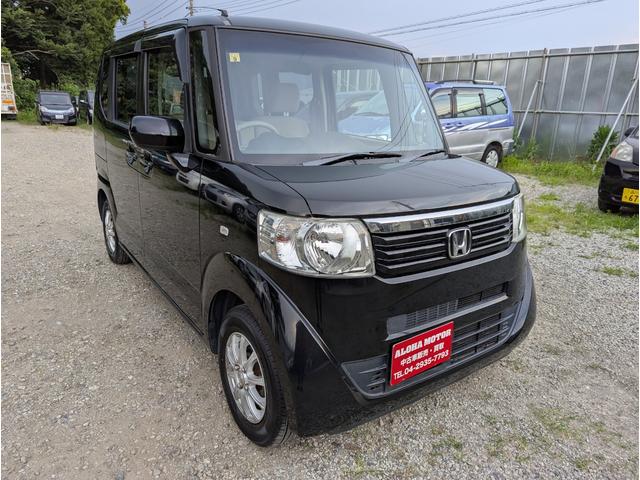 Ｎ－ＢＯＸ Ｇ・Ｌパッケージ　禁煙車　２０２４年製タイヤ　プッシュスタートスマートキー　ナビ　テレビ　左側パワースライドドア　アルミホイール　ＥＴＣ　ＤＶＤ　オートエアコン（5枚目）