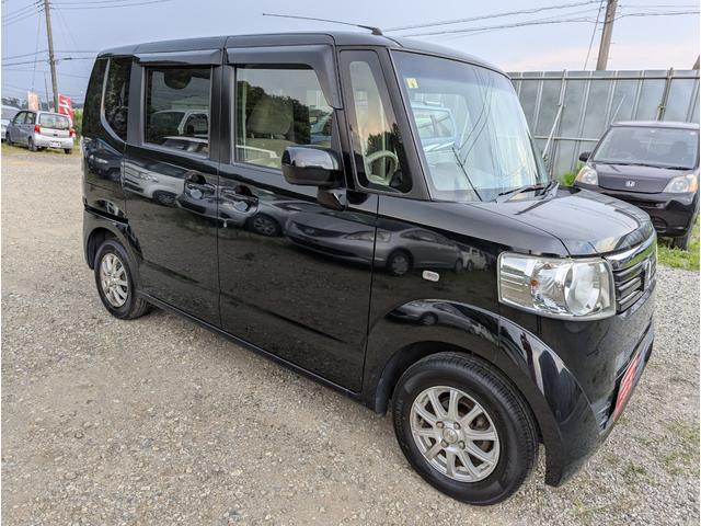 Ｎ－ＢＯＸ Ｇ・Ｌパッケージ　禁煙車　２０２４年製タイヤ　プッシュスタートスマートキー　ナビ　テレビ　左側パワースライドドア　アルミホイール　ＥＴＣ　ＤＶＤ　オートエアコン（6枚目）