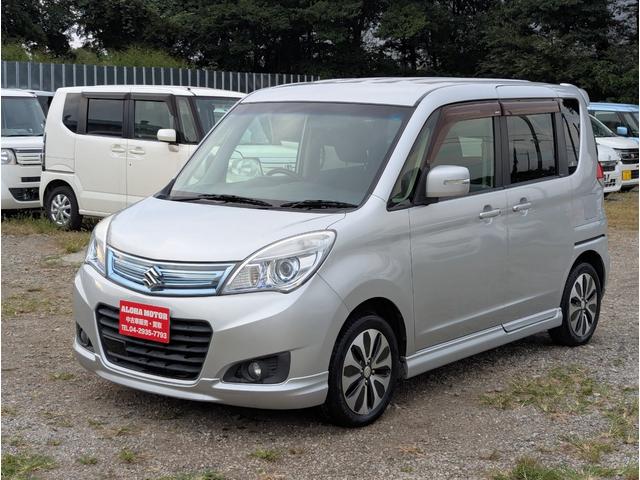 ソリオ Ｓ－ＤＪＥ　ワンオーナー　レーダーブレーキサポート　禁煙車　記録簿　バックカメラ　フルセグテレビ　ナビ　両側パワースライドドア　ＨＩＤ　ＥＴＣ　ＤＶＤ　ＡＢＳ　アイドリングストップ　クルーズコントロール（2枚目）