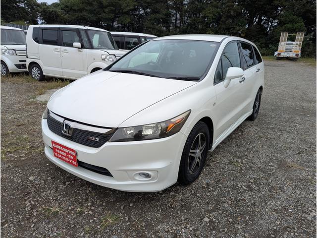 ストリーム RSZ 禁煙車 バックカメラ パドルシフト ナビ アルミホイール HID ETC DVD ABS キーレスエントリー(3枚目)