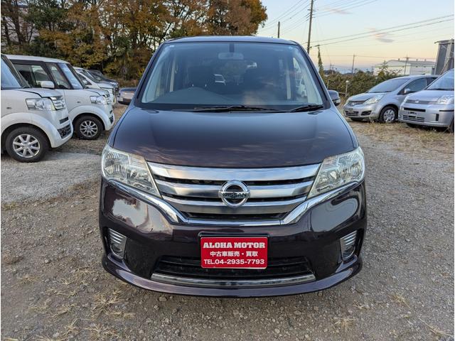 セレナ ハイウェイスター　Ｖセレクション　禁煙車　２０２４年製タイヤ　バックカメラ　ＢＬＵＥＴＯＯＴＨ　フルセグテレビ　後席モニター　ナビ　プッシュスタートスマートキー　両側パワースライドドア　ＨＩＤ　ＥＴＣ　クルーズコントロール（4枚目）