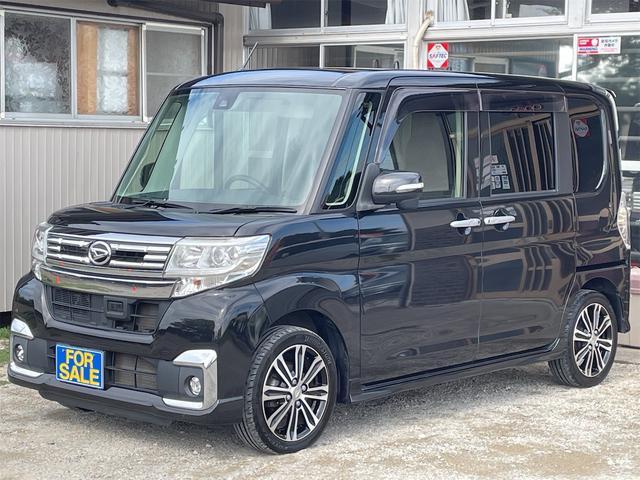 タント カスタムＲＳ　ＳＡＩＩ　ターボ　両側パワースライドドア　社外ナビ　衝突軽減ブレーキ　前後誤発進抑制　車線逸脱警報　先行車発進お知らせ　オート付ＬＥＤライト　ＬＥＤフォグ　スモークフィルム　純正１５ＡＷ　サイドエアバック（42枚目）
