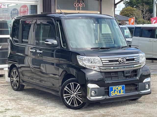 タント カスタムＲＳ　ＳＡＩＩ　ターボ　両側パワースライドドア　社外ナビ　衝突軽減ブレーキ　前後誤発進抑制　車線逸脱警報　先行車発進お知らせ　オート付ＬＥＤライト　ＬＥＤフォグ　スモークフィルム　純正１５ＡＷ　サイドエアバック（43枚目）