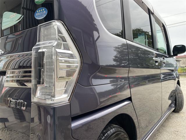 タント カスタムＸ　トップエディションＳＡＩＩ　衝突軽減ブレーキ　対歩行者警報　車線逸脱警報　前後誤発進抑制　ドライブレコーダー　カロッツェリアナビＴＶ　ＥＴＣ　ＯＰイルミ付フロントスポイラー　オート付ＬＥＤライト　ＬＥＤフォグ　合皮ハーフレザー（56枚目）