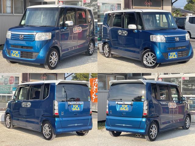 N-BOX 2トーンカラースタイル G・Lパッケージ 両側パワースライド TEIN車高調 フジツボマフラー 社外14AW バックカメラ 純正ナビTV ETC メッキドアノブガーニッシュ 社外アルミペダル ウィンカーミラー オート付HIDライト 横滑り防止(41枚目)