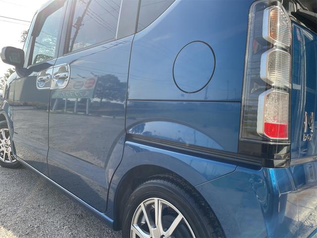 N-BOX 2トーンカラースタイル G・Lパッケージ 両側パワースライド TEIN車高調 フジツボマフラー 社外14AW バックカメラ 純正ナビTV ETC メッキドアノブガーニッシュ 社外アルミペダル ウィンカーミラー オート付HIDライト 横滑り防止(58枚目)