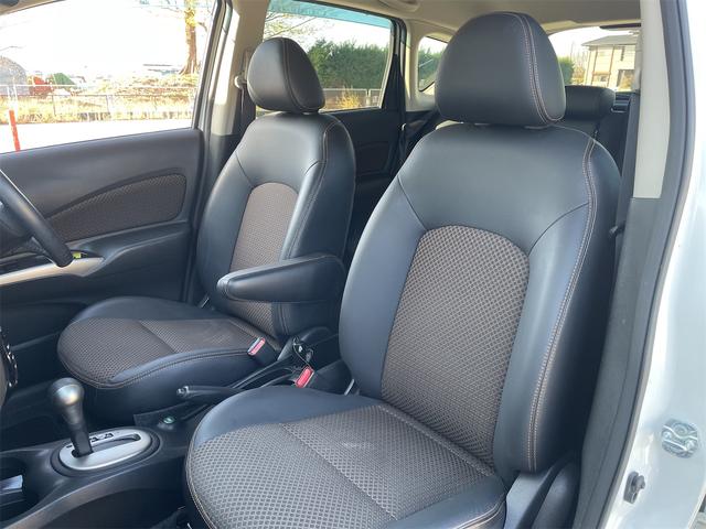 ノート メダリスト　エマージェンシーブレーキパッケージ　スーパーチャージャー　衝突軽減ブレーキ　車線逸脱警報　踏み間違い防止　ドライブレコーダー　アラウンドカメラ　純正ナビ　フルセグＴＶ　ＥＴＣ　ハーフレザーシート　コーナーセンサー　社外ＡＷ　オートライト（8枚目）