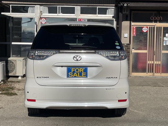 エスティマ アエラス　両側パワースライドドア　フリップダウンモニター　ドライブレコーダー　バックカメラ　コーナーセンサー　純正ナビＴＶ　ＴＶキット　ＥＴＣ　純正１８ＡＷ　オプション自動開閉付ウィンカーミラー　オートクルーズ（47枚目）