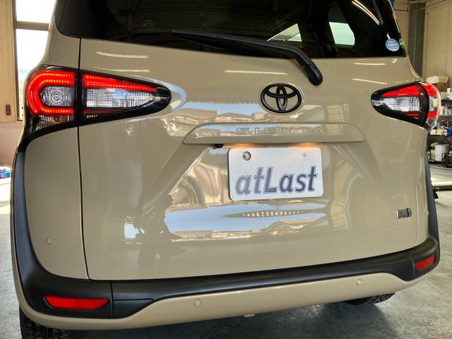 シエンタ ハイブリッド ファンベースG クエロ 新品15インチAW パノラミックビュー 7型ナビ フルセグ オープンカントリーA/TIII トヨタセーフティセンス 両側パワースライドドア マットブラック塗装エンブレム LEDヘッドライト ETC(15枚目)