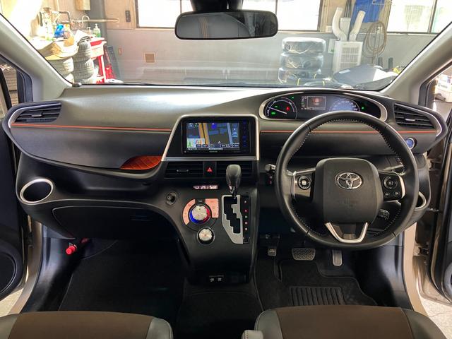 シエンタ ハイブリッド ファンベースG クエロ 新品15インチAW パノラミックビュー 7型ナビ フルセグ オープンカントリーA/TIII トヨタセーフティセンス 両側パワースライドドア マットブラック塗装エンブレム LEDヘッドライト ETC(16枚目)