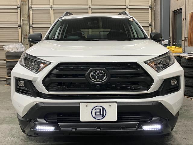 RAV4 アドベンチャー オフロードパッケージII 登録済未使用車 新品16AW バンパーガード JAOSマッドガード AirGロックス&オープンカントリー MzSPEEDクロスライン パノラミックビュー パワーバックドア AC100V ETC2.0(7枚目)