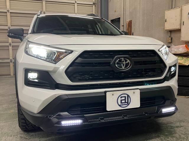 RAV4 アドベンチャー オフロードパッケージII 登録済未使用車 新品16AW バンパーガード JAOSマッドガード AirGロックス&オープンカントリー MzSPEEDクロスライン パノラミックビュー パワーバックドア AC100V ETC2.0(8枚目)