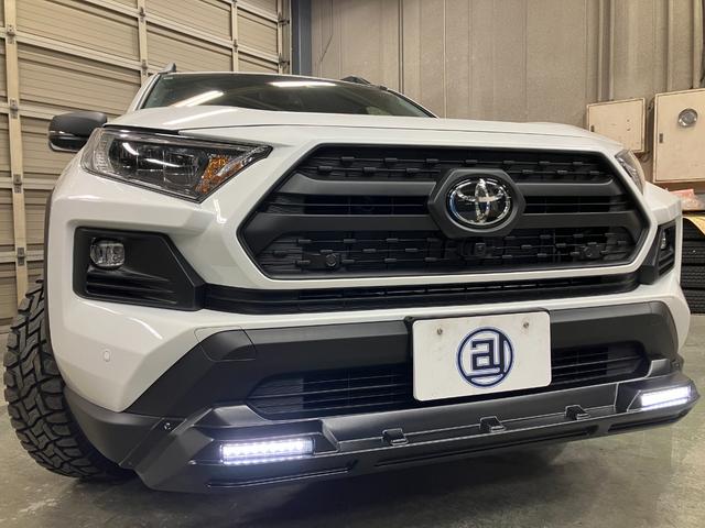 RAV4 アドベンチャー オフロードパッケージII 登録済未使用車 新品16AW バンパーガード JAOSマッドガード AirGロックス&オープンカントリー MzSPEEDクロスライン パノラミックビュー パワーバックドア AC100V ETC2.0(9枚目)