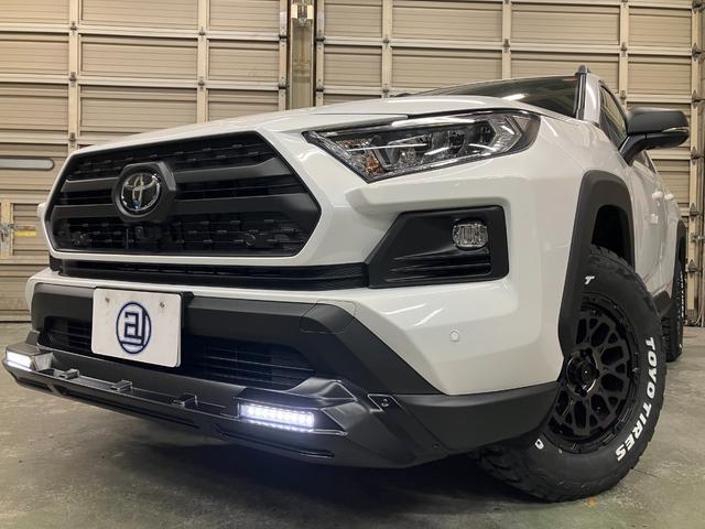 RAV4 アドベンチャー オフロードパッケージII 登録済未使用車 新品16AW バンパーガード JAOSマッドガード AirGロックス&オープンカントリー MzSPEEDクロスライン パノラミックビュー パワーバックドア AC100V ETC2.0(10枚目)